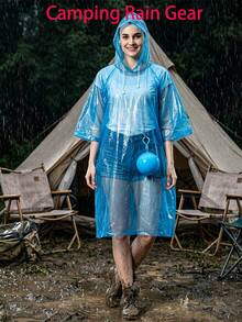 Portable Raincoat Ball Waterproof Raincoat For Men And Women Thickened Disposable Raincoat For Travel Fall Home Decor Wedding Room Dorm Camping Birthday Gift Travel Daily Outdoor Back To School Essential Accessory - Multicolor - View 6