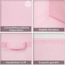 GRANNY SAYS Stoff-Aufbewahrungswürfel, 6er-Pack Aufbewahrungsboxen fürürfelregal, Regalkörbe 32,5 x 32,5 x 32,5, Salbeigrüne Regalboxen mit Griffen, Stoffboxen zur Aufbewahrung für Kallax-WLVT - Bunt - Übersicht 5