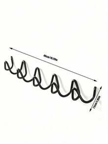 Creative Wave Design Metal Wall Hooks - Elegant Nordic-Style Coat And Hat Holders With Smooth Curved Shapes, Suitable For Home Organization, Hotel Decoration, And Fashion Store Displays, Multi-Function Hooks For Hanging Jackets, Hats, Bags, Umbrellas - Multicolor - View 17