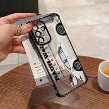 [24h Shipping From DE/FR/ES] [24-Hour Local Delivery] Phone Case: P-Legacy Case Suitable For Samsung Galaxy S26 S25 S24 A57 A37 A07 A26 A36 A55 A35 A06 A16 A05 A14 A24 A34 A54 A15 A05S A25 A04e A04 S23 S22 S21 FE Ultra Plus Edge 4G 5G Transparent Soft Back Cover - Anti-Shock - Black - View 3