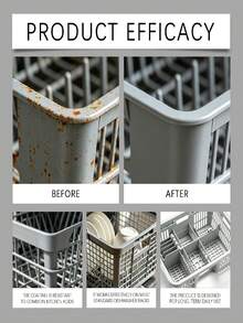 jakehoe 1pc/30ml/White/Grey 2 Colors, Dishwasher Basket Repair Rubber Plastic Basket Bonding Seamless Rust-Proof Waterproof Strong Convenient Repair Glue, Firmly Adheres To Dishwasher Basket Rack Surface, Dishwasher Basket Repair Rubber Dishwasher Rack Repair Coating Vinyl Touch Up Paint For Dishwasher Rack Dishwasher Wire Rack Repair Liquid Rubber, Compatible With Multiple Metal Basket Rack Components Most Dishwasher Internal Environments, Reduces Wear And Maintains Long-Term Stable Use Of Basket Rack - Dishwasher Basket Repair Rubber - View 4