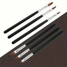 2pcs Set, Includes 1 Nail Brush, 1 Glass Mixing Cup, Professional Nail Extension Tools, Suitable For Acrylic Nail Tips - Multicolor - View 5