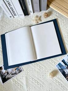 1pc Linen Photo Album, High-End Display Window Design, Acid-Free Inner Pages, Holds 26 Pages, 100 Photos, 4x6/5x7/8*10 Photos, Suitable For Family Memories, Wedding Keepsakes, Anniversary Gifts, Memory Album, Photo Storage, Home Decor Essential - Multicolor - View 5