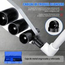 Kit Termofusor FAGHTO 1800W con Pantalla LCD para Tuberías de PVC CPVC PPR PE y 12 Dados - Tipo de Enchufe B USA (110-127V) - Ver 6