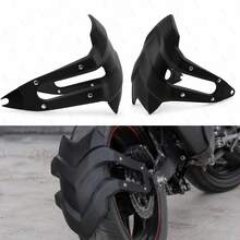 Motorcycle Rear Fender Wheel Cover Mudguard Bracket Splash Guard, Suitable For Square Flat Front Fork Tires, 14-18 Inch Hubs - Fender - View 5