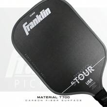 Franklin 皮克球拍 T700 碳纖維表面 USAPA 認證 增強抓地力與旋轉 16MM 聚丙烯蜂巢芯 適合初學者與進階球員 - 彩色 - 查看 5
