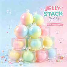 1PCS Handcrafted Clay Filled Wax Cracking Squishy Ball, Crispy Outer Shell Slow Rebound Squeeze Toy With Satisfying Cracking Sound, Ideal Planner Desk Accessory And Holiday Party Favor Small Gift - 1PCS - View 5