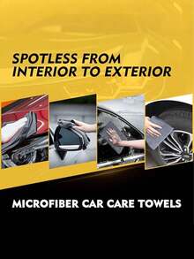 10pcs Thickened Microfiber Cleaning Cloths, High Absorbency, Lint-Free, Non-Shedding, Reusable Disposable Wipes, Dry & Wet Use, Suitable For Home, Kitchen, Car And All Rooms, Convenient Roll-Type Tear-Off Multi-Purpose - A - View 6