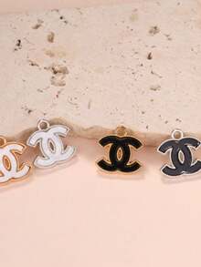 Rhinestone Crystal Pendant Charms, Suitable For DIY Jewelry Making, Shiny Aluminum Alloy Decorative Pendants, Can Be Used For Bracelets, Necklaces, Earrings, Keychains And Handmade Accessories. - Multicolor - View 1