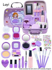 Set Mainan Tas Rias Bermain Peran, Mainan Interaktif Bermain Peran untuk Anak Perempuan, Hadiah Ulang Tahun, Hadiah Natal - MultiWarna - View 15
