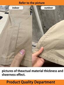 GILIPUR Y2K风格喇叭牛仔裤，高腰修身优雅休闲女裤，弹力牛仔裤，卡其色，街头风 - 卡其色 - 查看 6