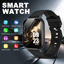 NcmRyu SmartWatch 新款熱銷智慧手錶：中性矽膠錶帶智慧手錶，具備通話/接聽、計步、卡路里計算、多種運動模式、遠端拍照、音樂控制、鬧鐘提醒與訊息通知功能。此款為 180mAh 鋰電池多功能運動智慧手錶。 - 彩色 - 查看 10