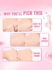 PINKFLASH BB Cream, Hasil Akhir Matte Tahan Lama, Tahan Air dan Keringat. Dengan Daya Tutup yang Kuat, Menyamarkan Pori-Pori, Menciptakan Riasan Dasar Cair yang Sempurna. Cocok untuk Gaya Riasan Gen Z Y2K, Sempurna untuk Pesta, Perjalanan, Liburan, dan Hadiah. - #PR01 - View 8