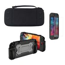 Ergonomic Storage Bag Compatible With Switch 2, Suitable For Storing Game Console And Accessories. Product Also Comes With Protective Case, Card Slot Box, Tempered Glass Film, Joystick Cap And Other Accessory Set - View 13
