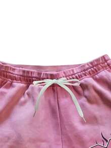 Men's Summer Thin Fashion Casual Sports Loose Bermuda Shorts For Daily Wear, Vacation And Beach - Pink - View 7