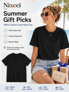 Women T-Shirts - 黑色 - 查看 3