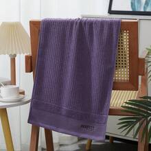 Luxury Soft Super Absorbent 100% Pure Cotton Embroidered Hotel Bath Towel - Pink - View 7