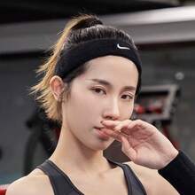 Nike 男女通用運動吸汗帶，吸濕排汗網球跑步健身髮帶，額頭頭巾髮帶，吸汗髮帶 - N1012407010OS - 查看 3