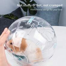 Plastic Outdoor Sports Ball, Slow Jogging Ball Toy For Small Pets, Hamster, Gerbil, Exercise Ball, Play Toy, Small Pet Supplies - Round - View 3