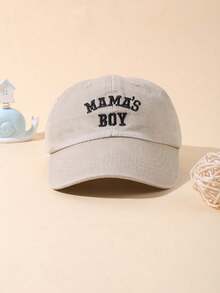 Best-Selling "Mom's Treasure" Embroidered Adjustable Baseball Cap, Sun Protection Design, Suitable For Casual Daily And Outdoor Activities - Beige - View 10