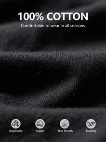 Men Undershirt Tops - Black - View 5