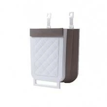 Foldable Car Backseat Trash Can Multi-Functional Hanging Storage Box Waterproof Auto Interior Garbage Bin Organizer With A Mobile Phone Holder - Multicolor - View 8