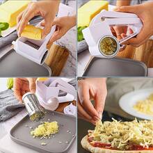 1pc Rotary Cheese Grater, Rotating Cheese Shredder, Creative Kitchen Cheese Slicer, Multi-Functional Cheese Grater, Cheese Shredder, Essential Kitchen Tool - View 5