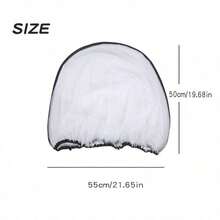Universal Baby Stroller Mosquito Net - High Quality Mesh Fabric, Machine Washable - White - View 6