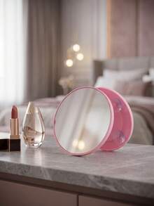 30x Dual Suction Cup Magnifying Glass; HD Portable Makeup Mirror; Anti-Acne And Pore Home And Travel Beauty Magnifying Glass; Valentine's Day And Christmas Gift - Multicolor B - View 6
