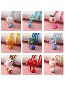 Children's Cartoon Glasses Strap Neck Chain Anti-Drop Elastic Band Fixed Chain Student Glasses Anti-Loss Chain - Multicolor - View 5