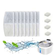 Automatic Pet Water Fountain Replacement Filter And Sponge Set, Suitable For Automatic Pet Water Fountain, 5-Layer Filtration System Replacement Filter For Pet Water Fountain - Multicolor - View 10