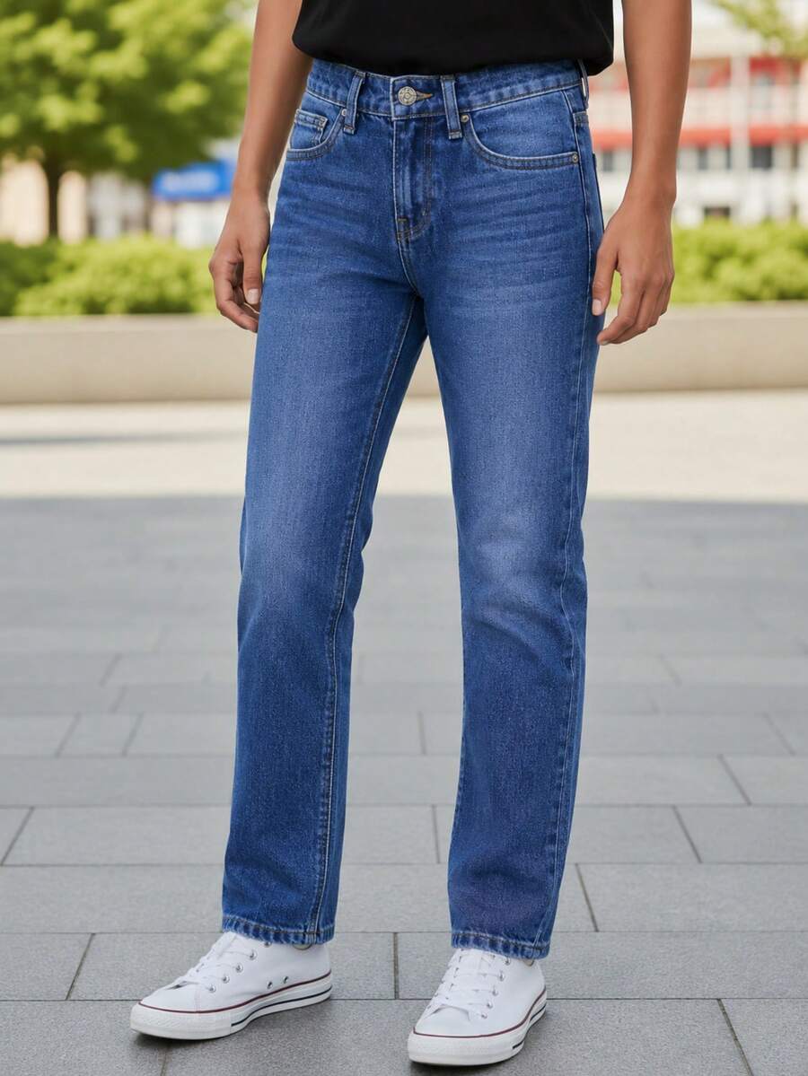 CHUEKITOS. Tween Boys Jeans - Medium Wash - View 1