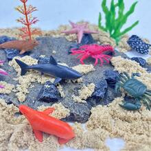 12Pcs 1-3Inch PVC Sea Animal Figures, Manatee Whale Shark Dolphin Turtle Model, Kids Educational Toy, Birthday Cake Decor Gift - 12 Exquisite Small Ocean - View 9