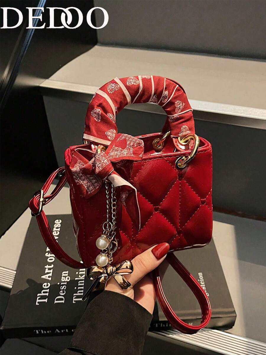 Dedoo Niche 高端 Dafei 女款包 2026 時尚輕奢熱銷新款刺繡包，手提包、單肩包與斜挎包，適用於度假、旅行、通勤、送禮、派對、新娘包