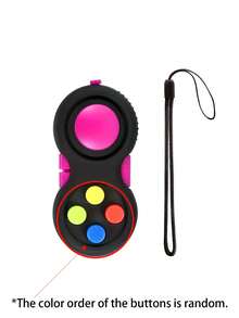 Mini Fingertip Massage Pad Sensory Keychain, Fingertip Controller, Game Joystick Stress Relief, Anxiety And Stress Relief, Car Keychain, Bag Charm, Gift - Multicolor - View 13