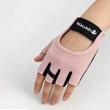 Unisex Half-Finger Fitness Gloves, Anti-Slip & Wear-Resistant, Anti-Callus Palm Protection, Breathable, Thin Soft Skin-Friendly Material, High Elasticity Fit For All Hand Types, Suitable For Gym Training/Yoga/Cycling - A - View 9