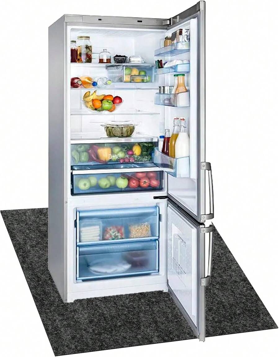 LYMOI Refrigerator Floor Mat, Absorbent/Waterproof, Protects Floor, Non-Slip Backing, Multifunctional Home Appliance Mat (36 X 36 Inch) - ColorA - View 1