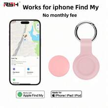 RSH For Air Tags Smart Locator-1PC, Mini Smart Tracker Works With Apple Find My (IOS Only), Precise Positioning Anti-Loss Device Smart Tag, Suitable For Luggage, Bags, Wallets And Suitcases Tracking,Protection Privacy,Replaceable Battery - Multicolor - View 12