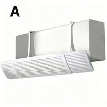 1pc Adjustable Air Conditioner Airflow Deflector, (PET) Adjustable Transparent Air Outlet Deflector, Adjustable Air Outlet Shield, Anti-Direct Blow Air Conditioner Deflector, Freely Adjustable - Full Coverage - View 9