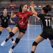 Bola Handebol Diadora HD2 Attack Feminino Oficial - Vermelho - Visão 2