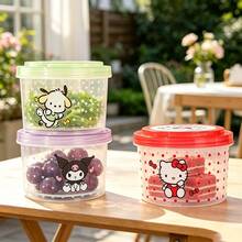 Miniso Sanrio Lunch Box Stackable Round 3 Pieces Set Leakproof Mixed Print For Student Picnic PP Material (1 PC) - Multicolor - View 2