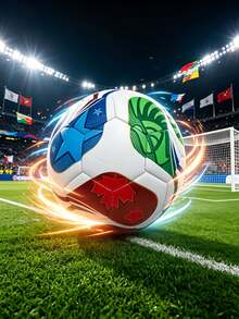 中性運動性能 WORLD CUP 26™ LEAGUE BALL Triple Wave 2026 世界盃比賽/訓練球 JD8030，男孩足球比賽裝備 - 彩色 - 查看 5