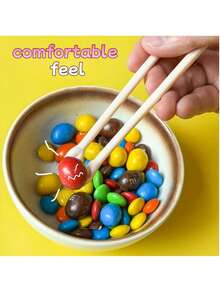 Cute Cartoon Hand-Shaped Mini Chopsticks, INS Style Girly Quirky Portable Tableware, Home Pet Feeding Clip, Snack Clip, Creative Fun Viral Dining Chopsticks, Photo Decoration Ornament - View 2