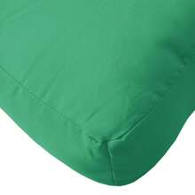 vidaXL Pallet Cushion Set (2 Pieces), Seat Cushion With Hollow Fibers, Back Cushion For Indoor And Outdoor Use, Pallet Seat Pad, Green Oxford Fabric - Green - View 5