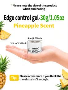 Goiple 30g 女用24小時強力定型髮膠，不掉屑、不油膩，1.05oz 旅行裝，抗毛躁、順滑豐盈，適用於自然髮鎖定與編髮，適合編髮與假髮造型產品 - 白色 - 查看 16
