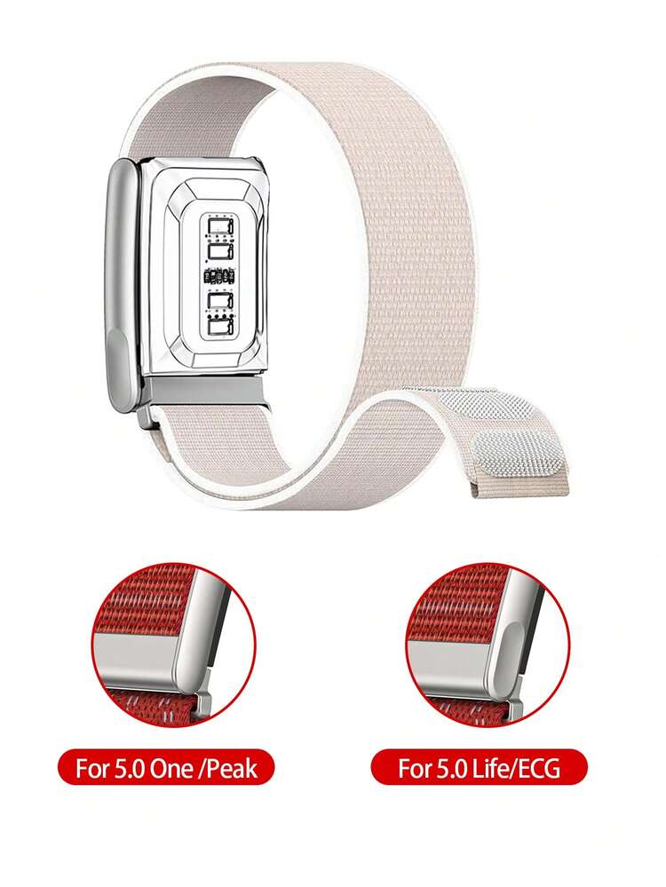 Nylon Watch Band Compatible With WHOOP5.0/MG Sport - ECG Heart Rate Monitor Strap, Adjustable Soft Comfortable Breathable Elastic Replacement Wristband, 5.0 Accessory - Multicolor - View 7