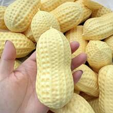 1/2pcs Viral Realistic Peanut Squishy Toy, Soft Elastic Slow Rebound Stress Relief Squeeze Toy, Palm-Sized Massage Decor, Lightweight Toy For Work, Commute And Indoor Break Time - Multicolor - View 2