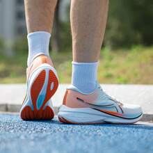 XTEP 2000G 3rd Generation Men's New Breathable Sports Shoes, Shock-Absorbing Running Shoes For Workout - White/Blue Orange - View 4