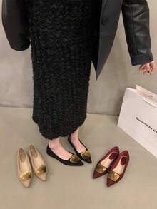 Women Flats - Black - View 4