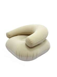 1/4pcs Portable Inflatable Single Person U-Shaped Sofa With Armrests And Backrest, Flocked PVC Material, Lightweight, All-Season Leisure Style, Unisex Adult Model, Suitable For Indoor, Garden, Beach, Camping, Picnic - Multiple Styles - View 16